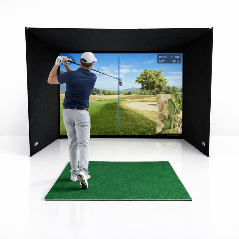 SimBox Golf Simulator Enclosure with Impact Screen