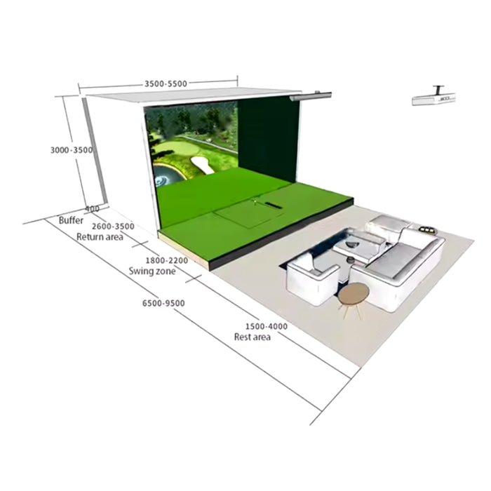 BlackBox Elite Studio Golf Simulator