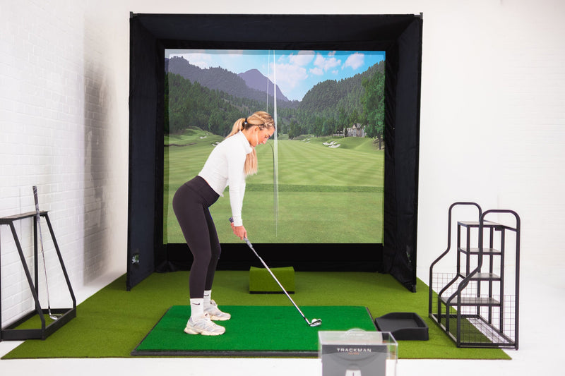 SimBox Golf Simulator Enclosure with Impact Screen